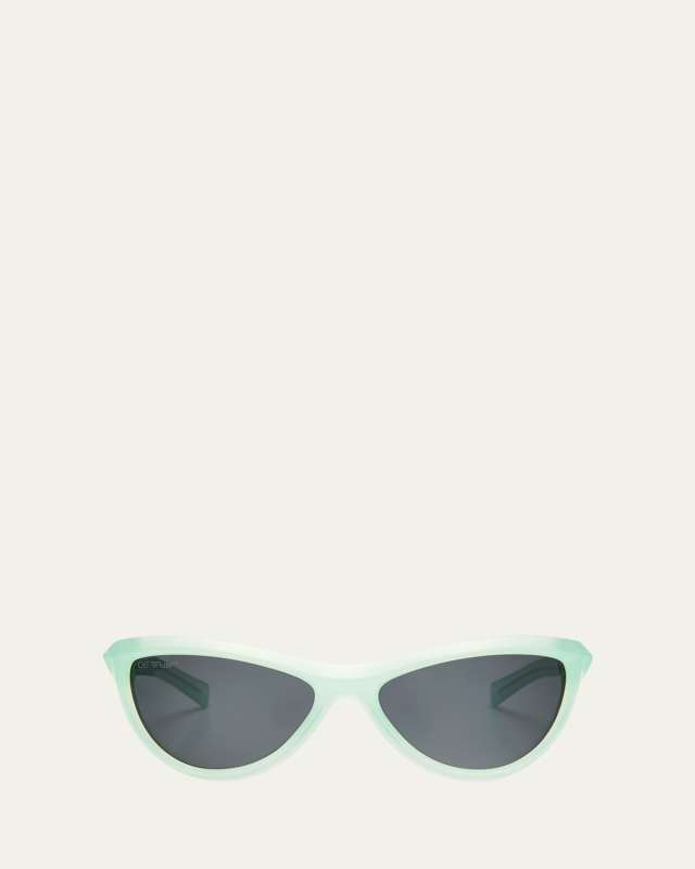 Atlanta Teal Acetate Cat-Eye Sunglasses